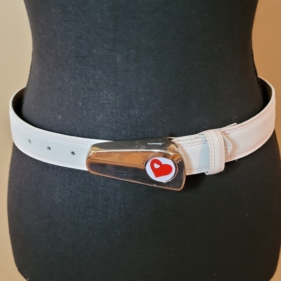 ONE EYERON Genuine Leather Belt, Golf Club Head Buckle, Inset Magnetic Marker - Picture 1 of 16